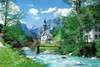  Epoch 22-118s Jigsaw Puzzle A small village with a church Ramsau (2016 Small Pieces) 