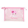 Sanrio My Melody Clear Pouch Transparent PVC, Steel Zipper Closure Suitable for ages 3 and up.