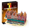 Other Heart Art Collection Jigsaw Puzzle 3D Puzzle 3D Craft Model Guild House of Bruges Market Square  (45 Pieces) 