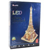 Heart Art Collection Jigsaw Puzzle 3D Puzzle 3D Craft Model  Eiffel Tower (World Heritage: France, Paris) (LED Special Edition) (89 Pieces)
