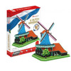 Heart Art Collection Jigsaw Puzzle 3D Puzzle 3D Craft Model Dutch Windmill (World Heritage: Netherlands)  (71 Pieces)