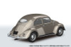 Aoshima 1/32 RakuPla Snap Kit No.20-LB Volkswagen Beetle (Light Beige) Plastic Model