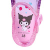 Sanrio Kuromi Kids Clear Sandals 18cm Children's Shoes PVC Summer Outing 178012