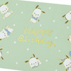 Sanrio Pochacco Greeting Card Message Card Birthday Celebration Party With Everyone BD263-5 614530
