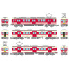  Tomytec Kobe Electric Railway Series 1000 (1503 Configuration) 3 Cars Set (N scale) 