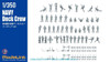 Other 1/350 Navy Deck Crew Figure 50 Set 