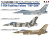 Platz 1/144 US Navy Adversary Aircraft F-16N Fighting Falcon Top Gun Plastic Model