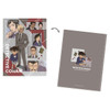 T's Factory Detective Conan Hardcover 6P Clear File Gray Bordeaux