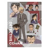 T's Factory Detective Conan Hardcover 6P Clear File Gray Bordeaux