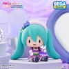 Sega Hatsune Miku x Fashionable Witch Love And Berry Fuwapuchi Deformed Figure Kirarin Purple