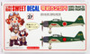 Sweet Decal No.27 Zero Fighter A6M5 Model 52 1/144 Scale Kit