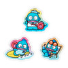 Sanrio Hangyodon Summer Seals PVC and CPP Case Included Recommended Age: 3 Years and Older
