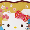 Sanrio Hello Kitty Message Card Multipurpose Sitting in Front of a Folding Screen