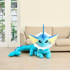 Pokemon Center Original Plush Life-Size Vaporeon Laying Down