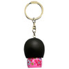 Asunarosya Hello Kitty Kokeshi Keychain Sakura Ribbon Red