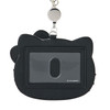 Sanrio Other Pass Case (I Love Hello Kitty) Black PU Leather Polyester