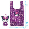 Nakajima Plush Eco Bag Sakura Kimono Kuromi