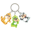 T's Factory Shinchan Three Charm Keychain Transformation / Cat, Frog, Panda