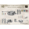 Border Model 1/35 7.5cm Pak40 Anti-Tank Self-Propelled Gun With Winter Artillery Crew Plastic Model