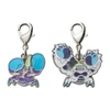  Pokemon Center Original National Pokedex Metal Charm 739 740 