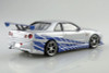 Aoshima 1/24 Movie Mecha No.WS-02 Fast & Furious R34 Skyline GT-R Plastic Model