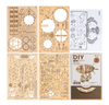 ROBOTIME DIY Wood Puzzle Airship Handmade Kit (176 Pieces)