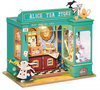 ROBOTIME DIY Miniature House - Alice's Tea Store (136 Pieces)