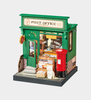 ROBOTIME DIY Miniature Kit Century Post Office (54 Pieces)