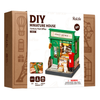 ROBOTIME DIY Miniature Kit Century Post Office (54 Pieces)