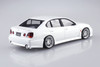 Aoshima The Tuned Car No. 75 1/24 Vertex JZS161 Aristo '00 (Toyota) Plastic Model