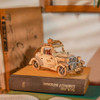 ROBOTIME DIY Miniature Kit Vintage Car (187 Pieces)