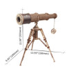 ROBOTIME DIY Miniature Kit Monocular Telescope (314 Pieces)