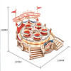 ROBOTIME DIY Miniature Kit Tilt-A-Whirl (280 Pieces)