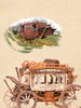 ROBOTIME DIY Miniature Kit Stagecoach (199 Pieces)
