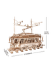 ROBOTIME DIY Miniature Kit City Tram (374 Pieces)