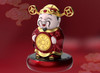 Plum God of Wealth Figure