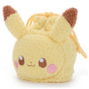 Takara Tomy Pokemon PokePeace Plush Drawstring Bag Pikachu