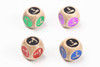 Toyger Coin Dice Wooden Set Of 4 For Use As A Replacement For Coin Toss In TCG Card Games