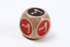 Toyger Coin Dice Wooden Set Of 4 For Use As A Replacement For Coin Toss In TCG Card Games