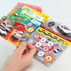 Takara Tomy Beverly Tomica Stickers And Notebook Set