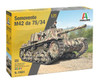  Platz Italeri 1/35 WWII Italian Army Self-Propelled Gun Semovente M42 da 75/34 Plastic Model 