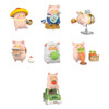 52Toys Lulu The Piggy My Sweet Farm Garden Action Figure Collectible Toy Desktop Decoration Holiday Use Whole Set
