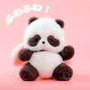 52Toys Panda Roll Full Of Love Series - Plush Panda "Panda Gungun" Cute Animal Stuffed Toy Fluffy Realistic Soothing Moveable Joints Rotatable Head Pa