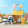 52toys Blindbox Panda Roll Shopping Street Series Blind Box Trading Figure Flocked Panda Figure Collection Painted Gacha Gacha Desktop Decoration Doll
