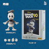 52Toys 3.75" Series Mickey And Friends "Donald Duck 90" Monotone Color Ver. 90th Anniversary Edition 3.75-Inch Highly Articulated Action Figure Painte
