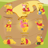52Toys Blindbox Carefree Winnie The Pooh Series "Winnie The Pooh" Blind Box Trading Figure Collection Figure Painted Gacha Toy Anime Fan For Collector