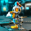 52Toys Blindbox X Mickey Mouse Cyborg Series Trading Figure Blind Box Collection Figure Mickey Mouse Painted Gachapon Desktop Decoration Figurine Toy