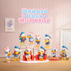 52Toys Blindbox Donald Duck With Daisy Series Blind Box Trading Figure Collection Figure Painted Gacha Desktop Decoration Figure Toy Disney Fan Child
