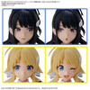  Bandai 30MS Option Hair Style & Face Parts Set (Kazano Hiori/Hachimiya Meguru) Plastic Model (THE IDOLM@STER) 