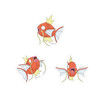 Pokemon Center Original Mobile Sticker Magikarp 951B
